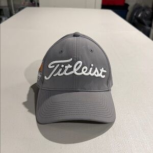 Titleist Gray Tour Performance Hat with Kiawah Island Ocean Course Logo
